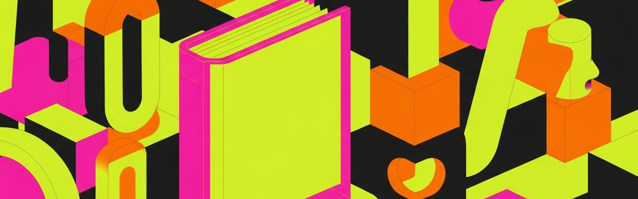 Modernist editorial layout with geometric shapes and bold typography -- ai creative director guide.